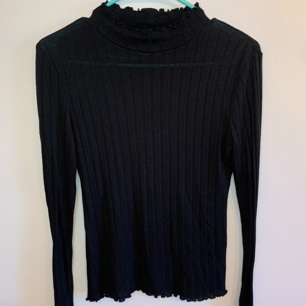 Mossimo Black Long Sleeve Top